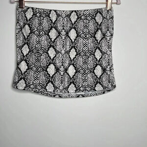 Polly & Ester Snakeskin Print Tube Top